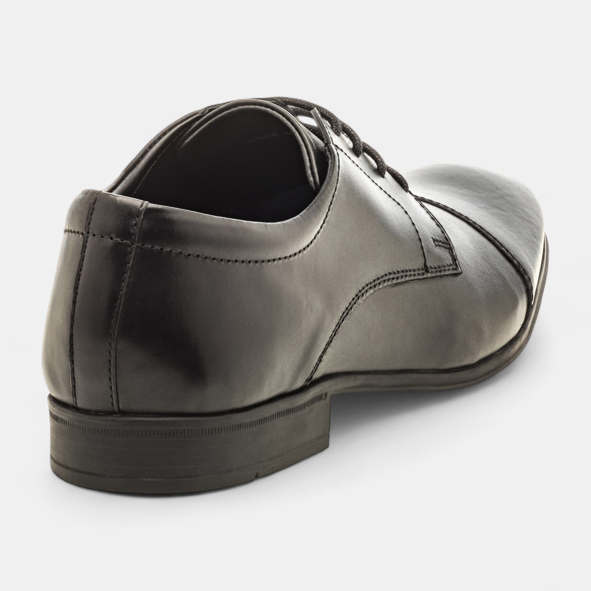 Derbies Homme en cuir noir