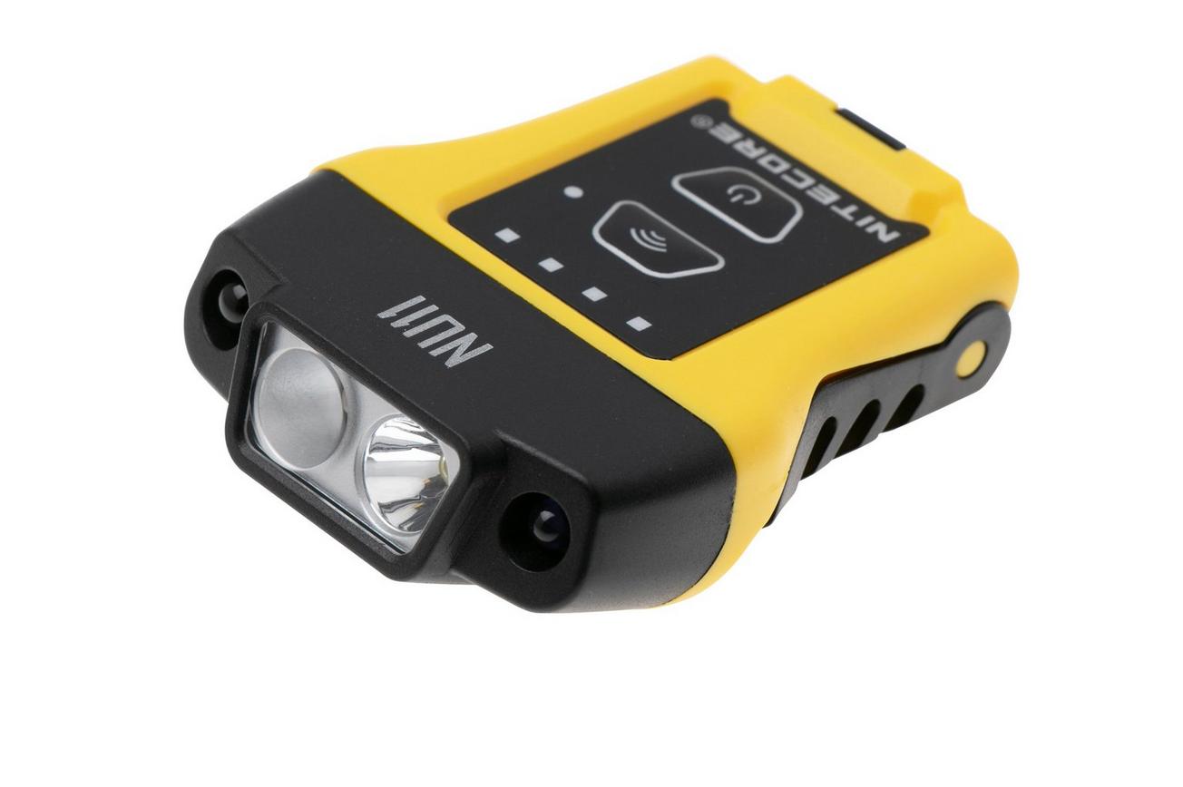 Nitecore NU11 Cap Light, intelligente ledlamp voor pet, 150 lumen