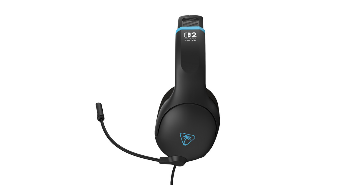 Turtle BeachAirlite Fit bedrade gamingheadset over-ear gaming headset  (Zwart, Nintendo Switch 2, Nintendo Switch, Nintendo Switch Lite, Nintendo Switch - OLED-model)
