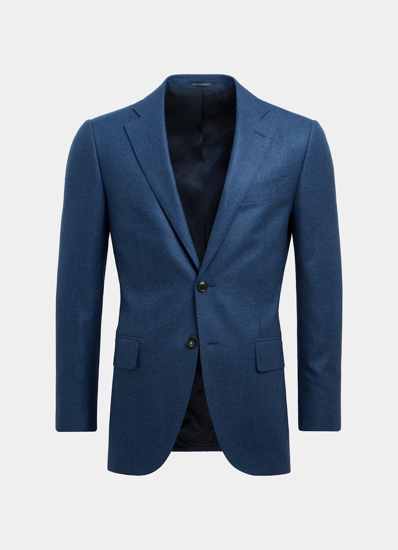 Costume Lazio coupe Tailored bleu moyen