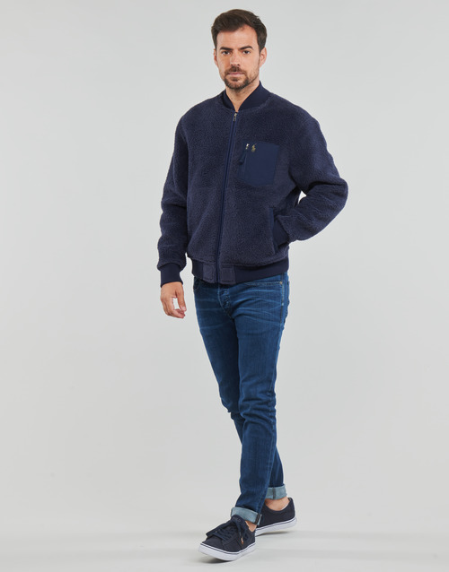 Polo Ralph Lauren - LSBOMBERM5-LONG SLEEVE-FULL ZIP Marino