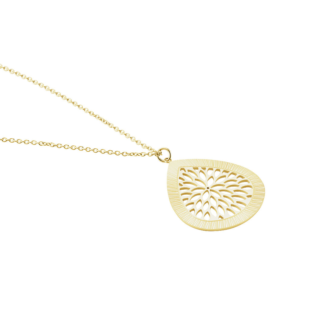 Collier Sautoir Acier Doré Iwona
