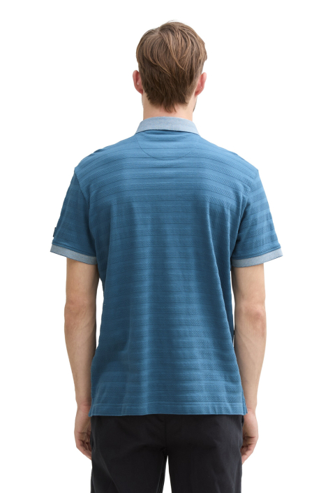 Tom Tailor blauwe heren polo