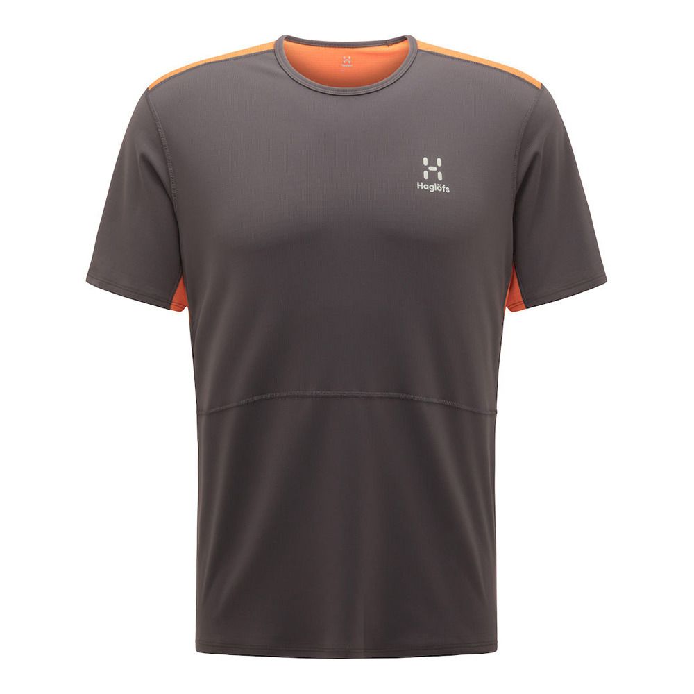 Haglöfs L.I.M CROWN - Maillot Homme magnetite/flame orange