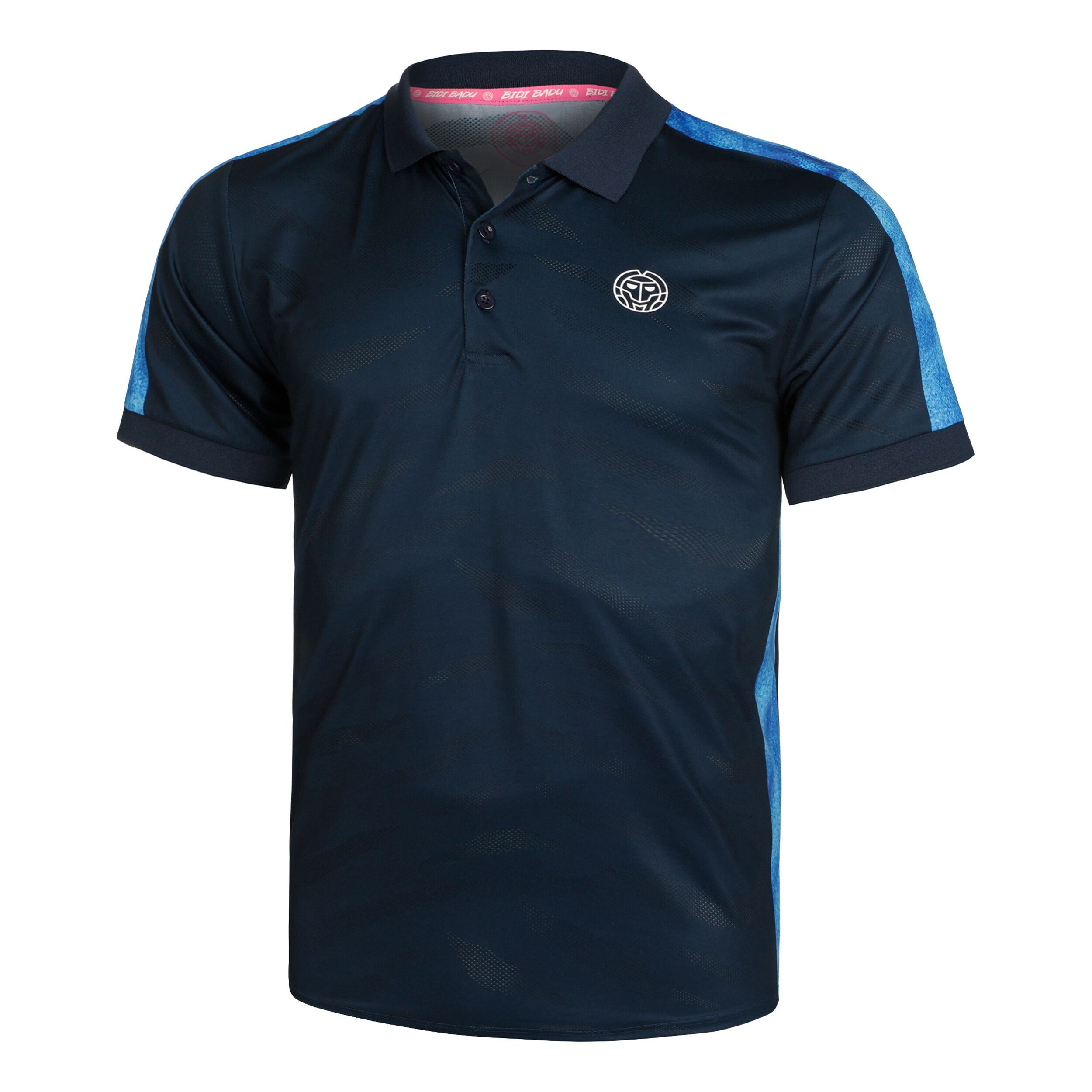 BIDI BADU Beach Spirit Polo Hommes - Bleu Foncé , Bleu