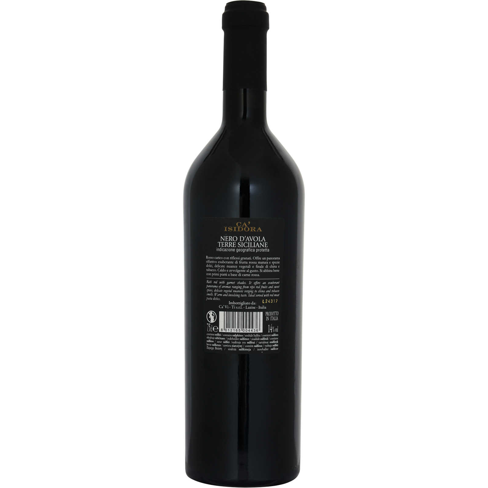 Ca'Isidora Nero d'Avola 75 cl