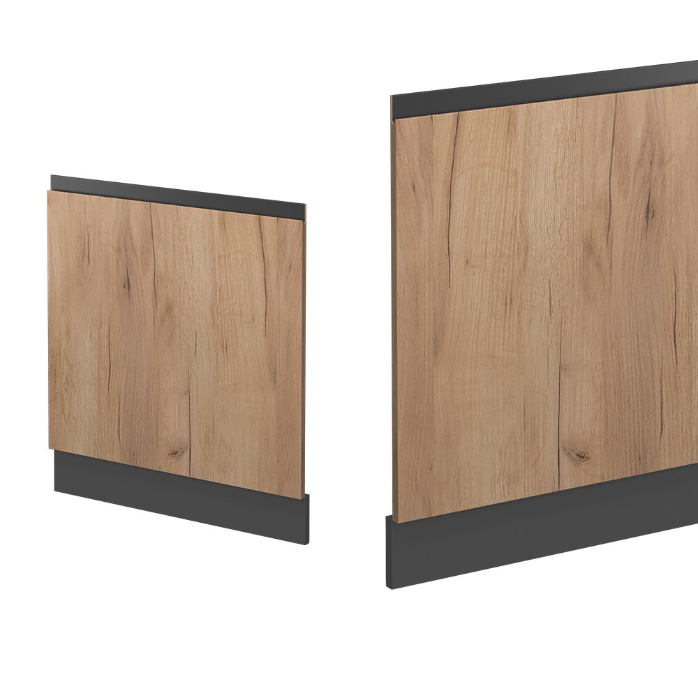 Vicco Geschirrspülerblende Küchenschrank Küchenmöbel R-Line J-Shape Anthrazit Eiche 60 cm modern