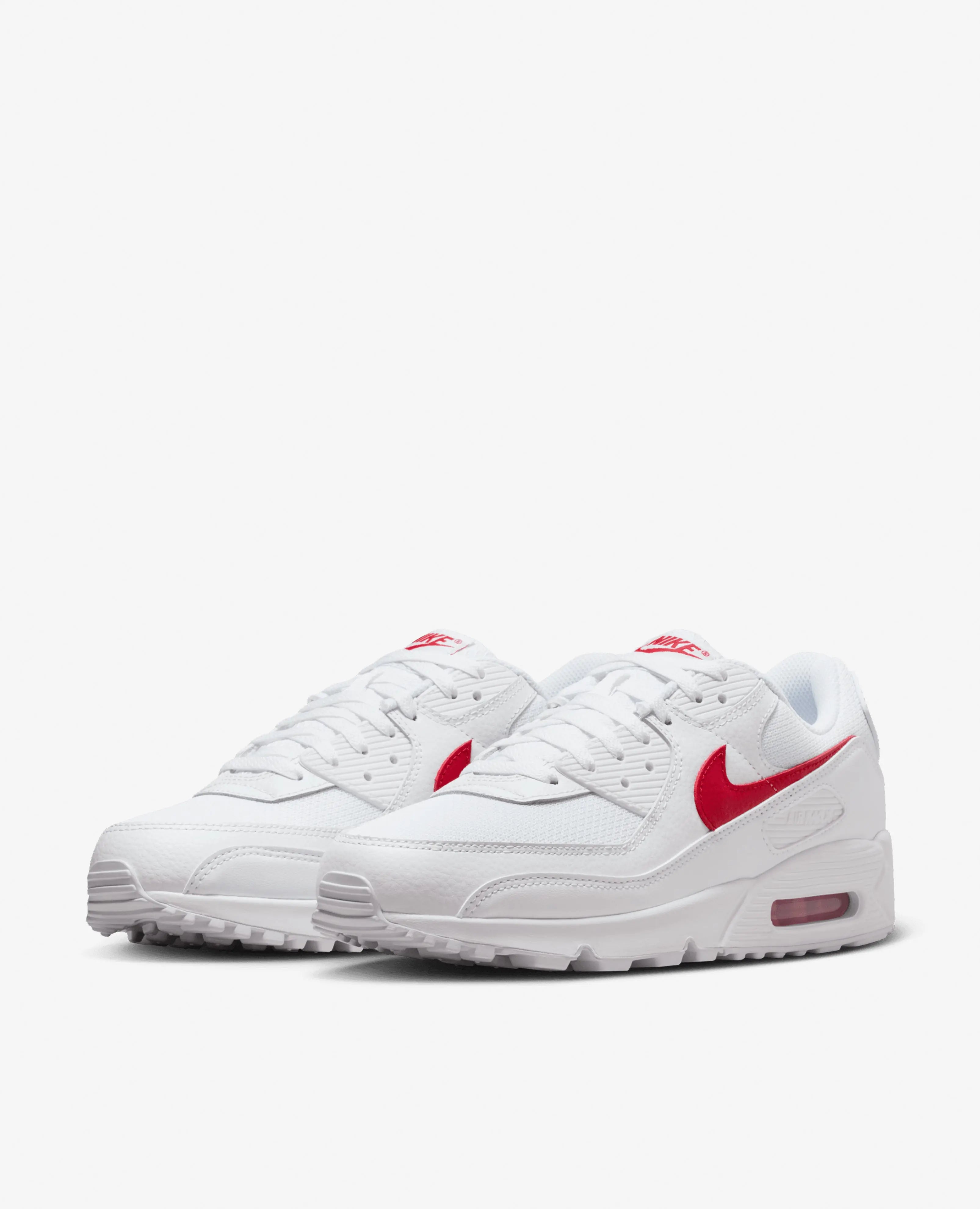 Nike Air Max 90 (WHITE/UNIVERSITY RED-WHITE)