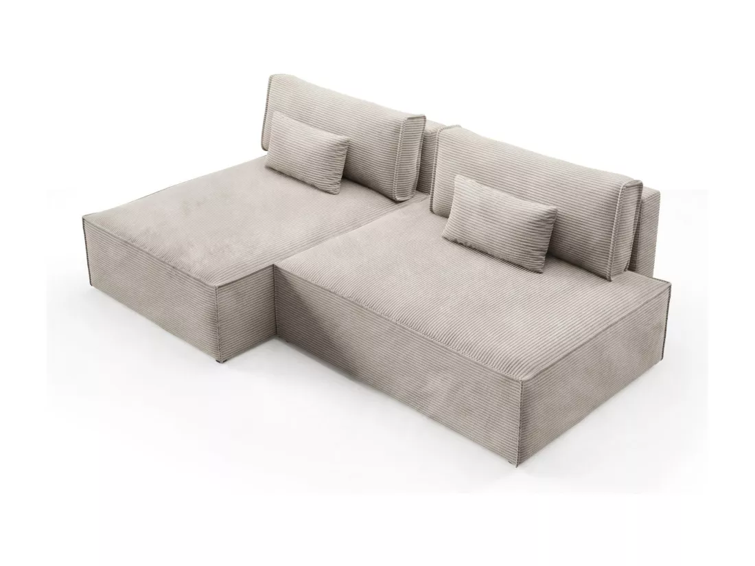 Canapé d'angle modulaire LUCCA Jaune moutarde