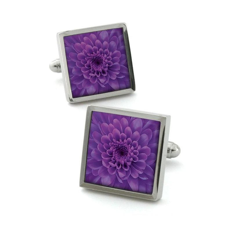 Boutons de manchette, Chrysanthemum Violet