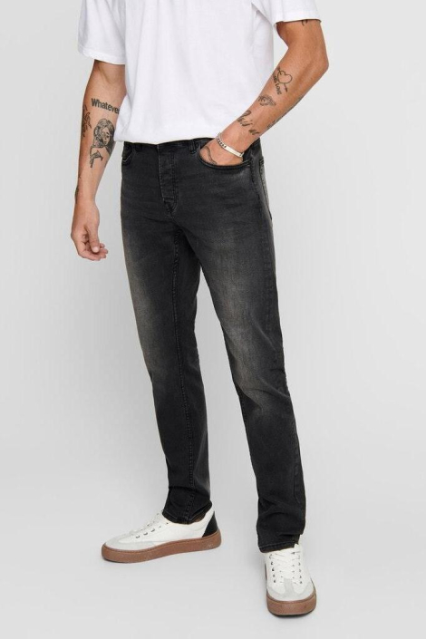 Only & Sons zwarte heren jeans