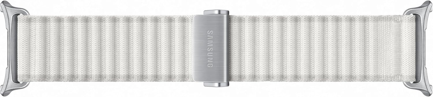Galaxy Watch Ultra (47mm) Trail Band Stoff Armband (GP-SVL70MWEGEU) - White Sand (Weiss)