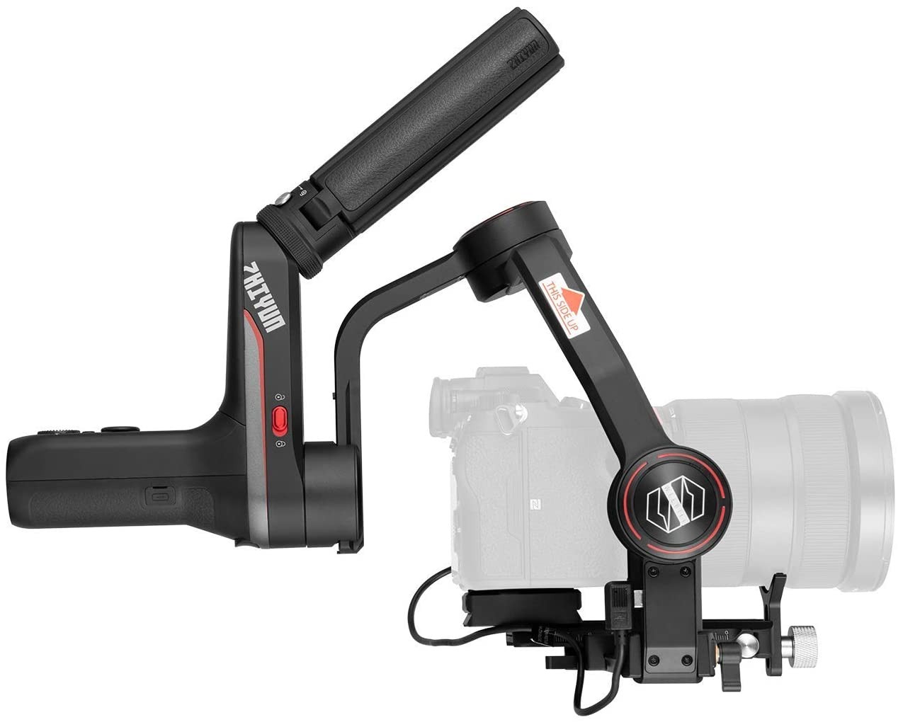 WEEBILL-S Alu Gimbal 3-Achsen Stabilisator Stativ Halterung für DSLR Kamera / Smartphone - Schwarz