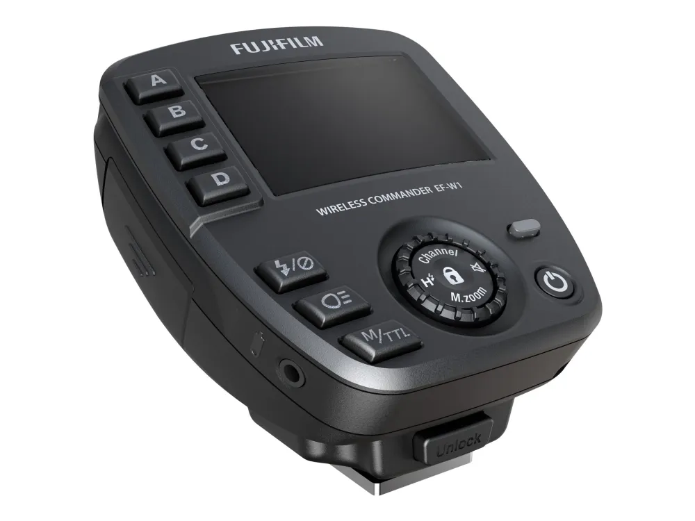 Fujifilm Wireless Commander EF-W1 - Trådløs flash synkroniserings transceiver - for GFX 100, 50; X Series X100, X-E3, X-H1, X-H2S, X-Pro3, X-S10, X-T20, X-T3, X-T30, X-T4