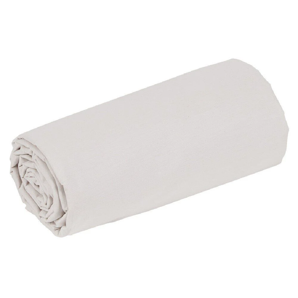 Drap plat uni coloré en percale 2 personnes 240x300 cm
