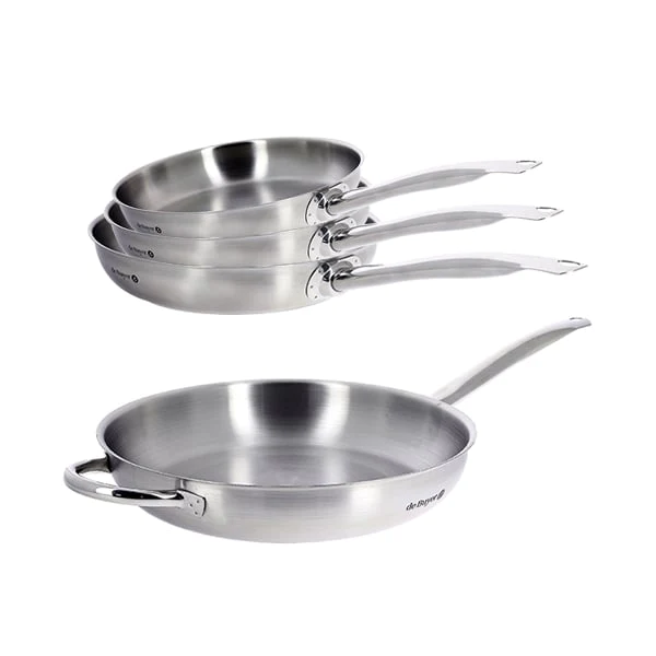 Batterie de cuisine poêles Prim'Appety 20, 24, 28 et 32 cm De Buyer