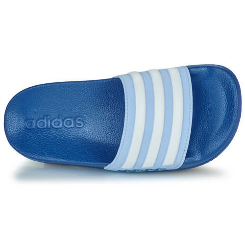 Adidas Sportswear - ADILETTE SHOWER K - Bleu / Blanc