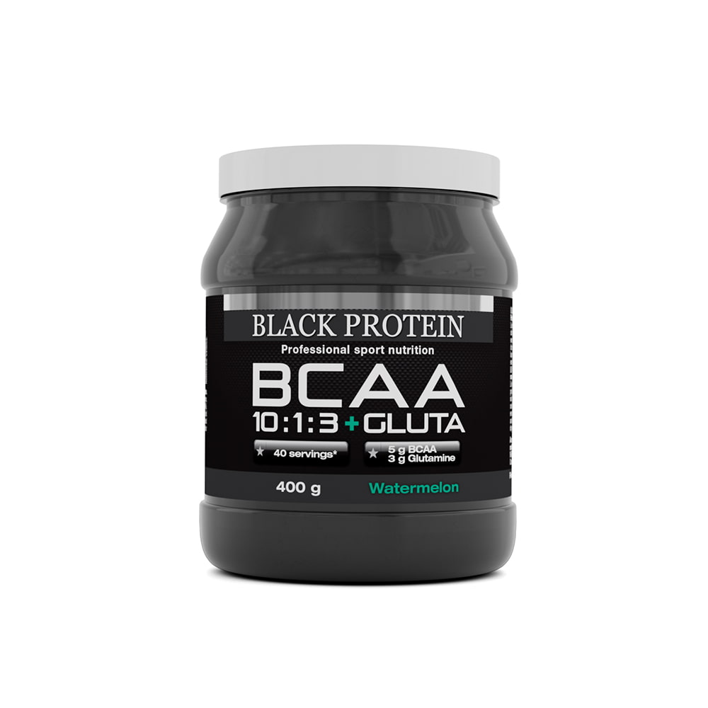 BLACK-PROTEIN BCAA 10:1:3 Vegan + Gluta