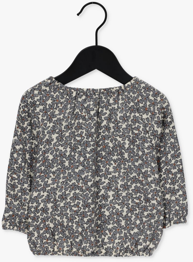 QUINCY MAE blauwe quincy mae blouse cinch long sleeve tee