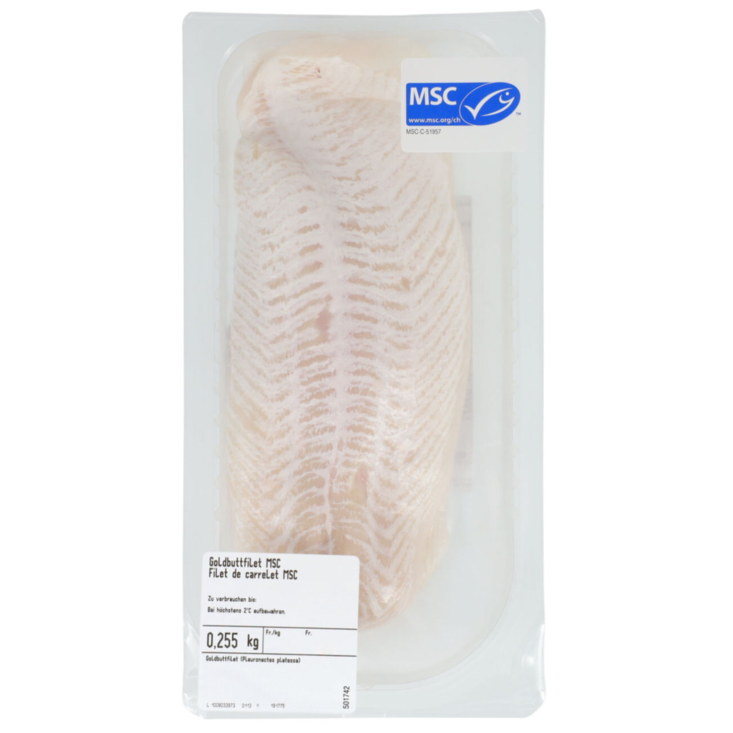 Goldbuttfilet MSC ca. 210g