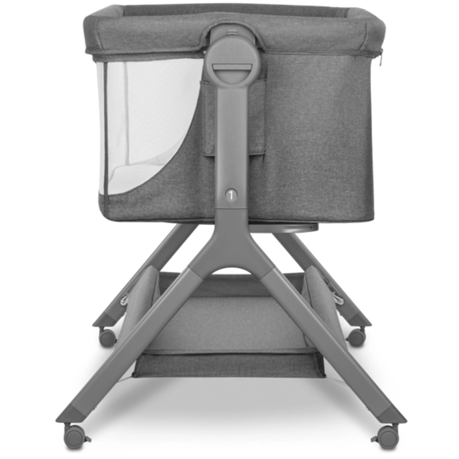 lionelo Beistellbett Leonie Plus Grey Stone