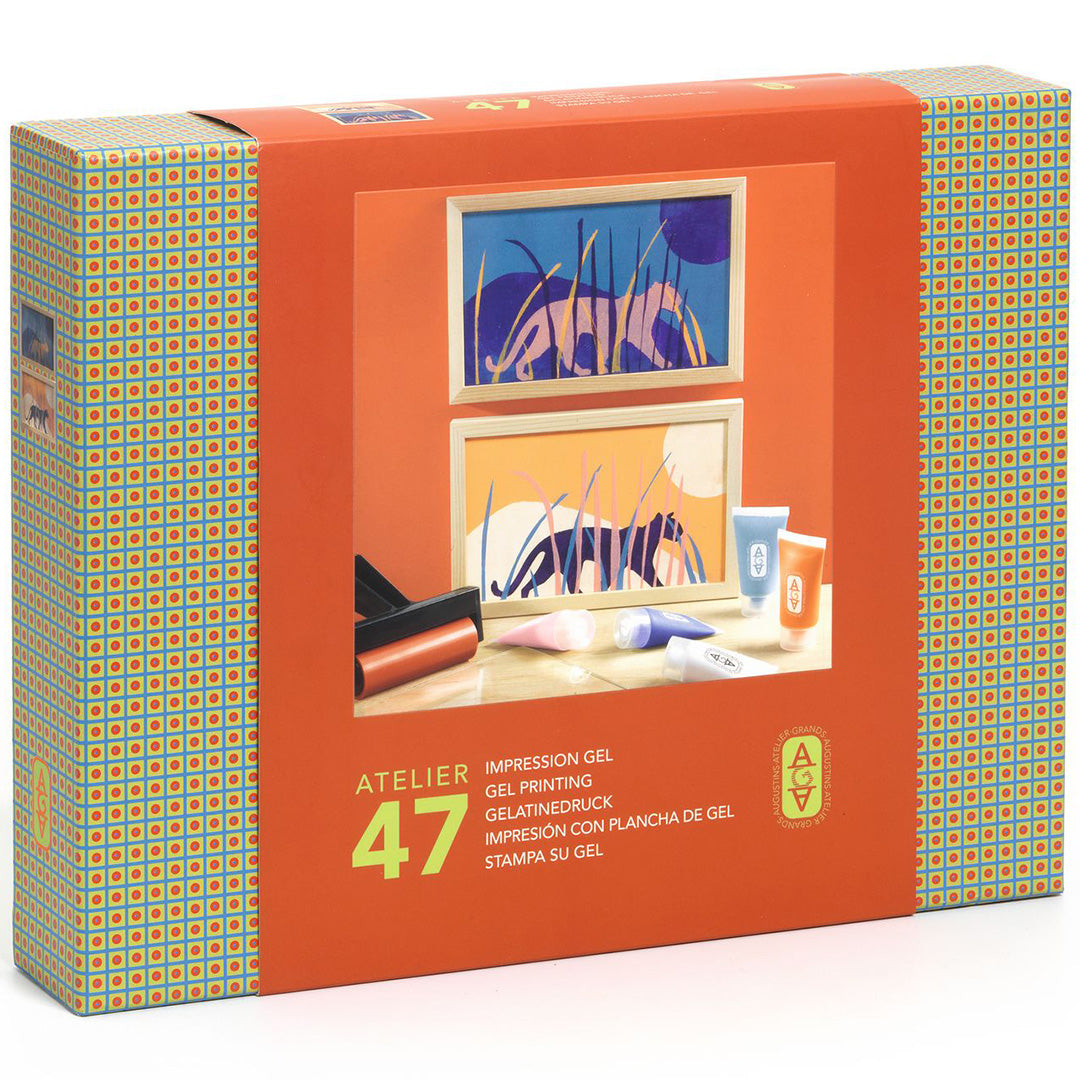 djeco knutselset atelier 47 - gel afdrukken
