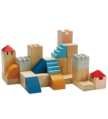 PlanToys Tr?leget?j - Kreative Klodser - 30 Dele