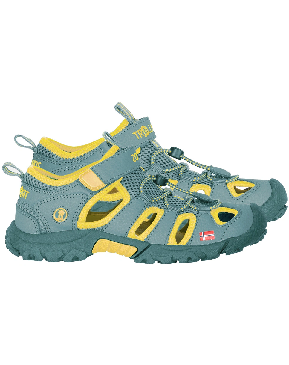 Trekking-SandaKids KRISTIANSAND in glacier green/lemonade
