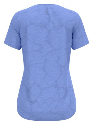 T-shirt Technique Femme Odlo Zeroweight Engineered Chill-Tec Bleu