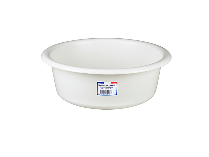 Bassine cuvette ronde 4L coloris sable