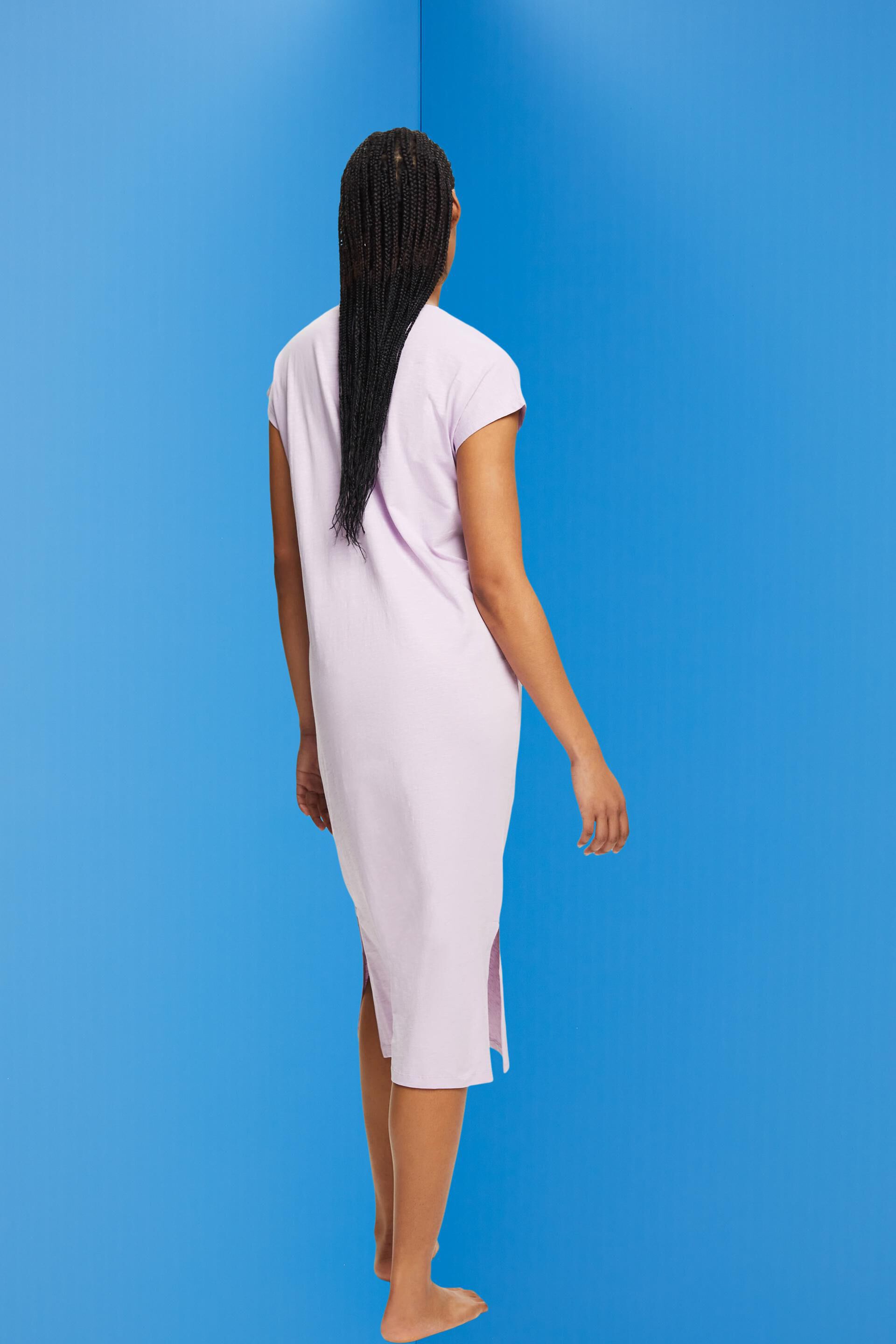 Chemise de nuit en coton flammé