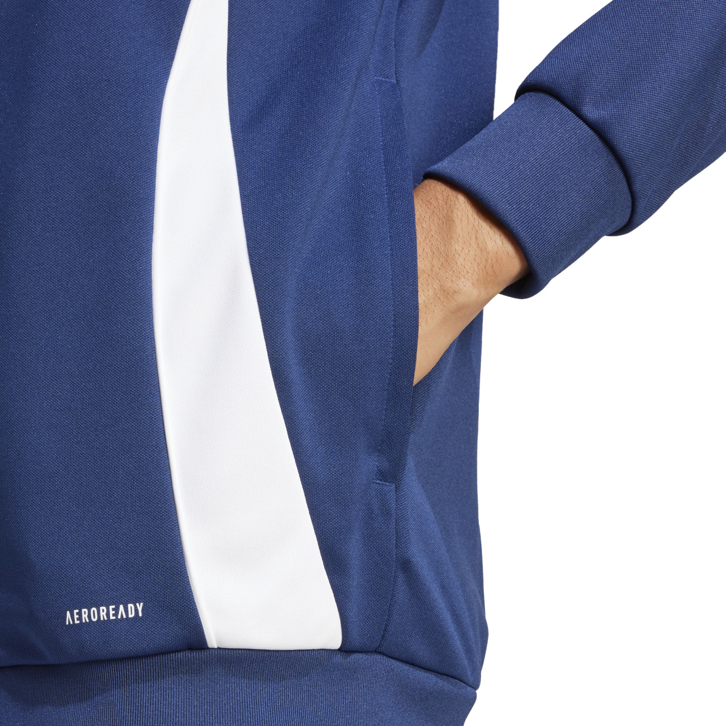 Adidas Tiro 24 Trainingsjack Donkerblauw Wit