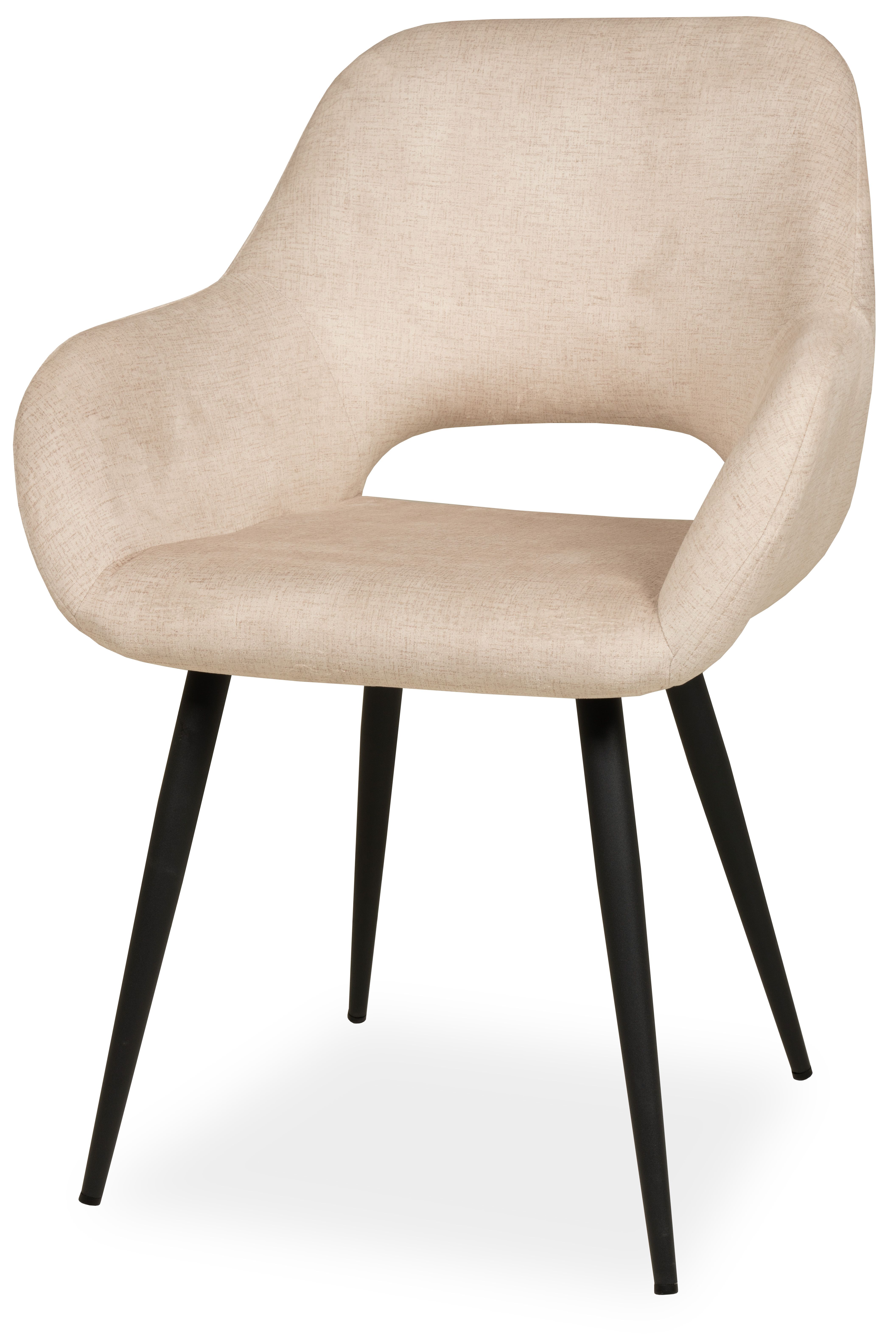 Eetkamerstoel Vintage Velvet Beige Serra B58 x D57 x H87 cm
