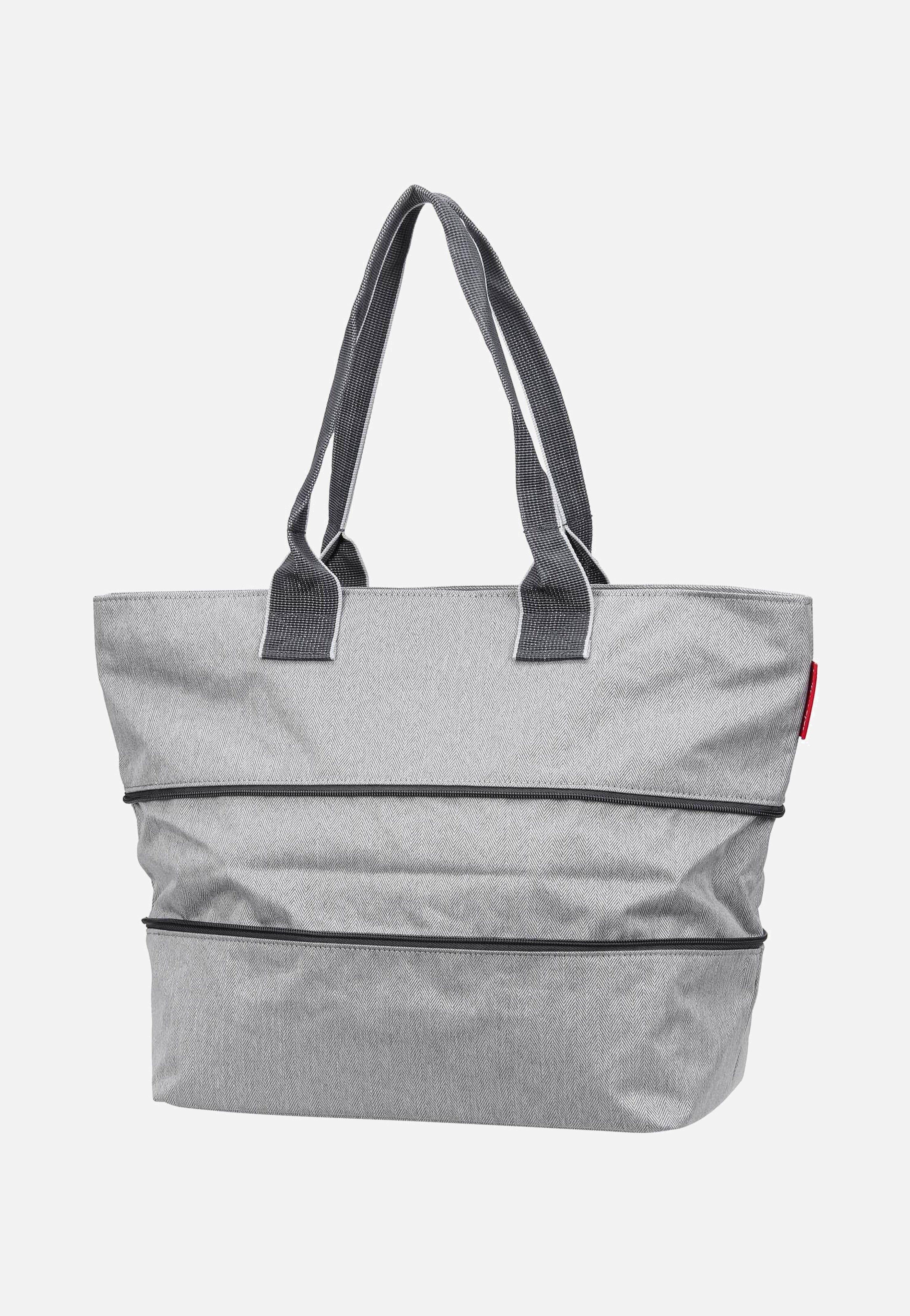shopper e1 Herringbone Grey - Einkaufstasche