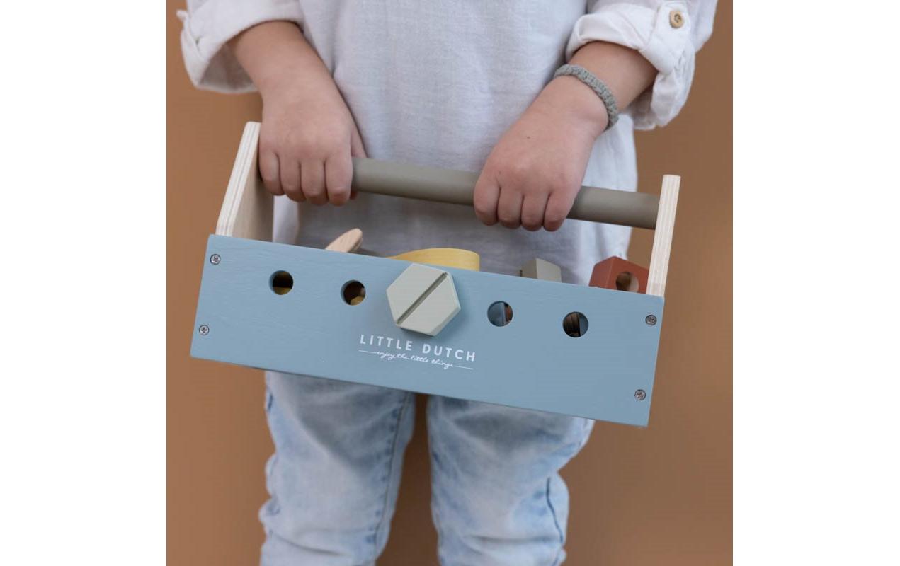 Handwerker Toolbox Holz WerkzeugkastenHandwerker-Spielset für Kinder