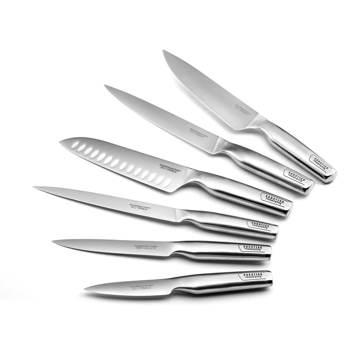 Asean - Set 2 couteaux de cuisine Sabatier Trompette