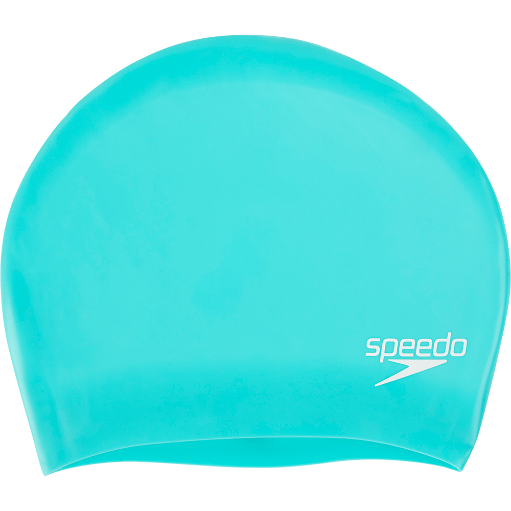 Speedo Long Hair Badekappe grün