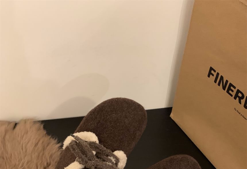 Queenie's Home - Veterschoenen met fleece rand