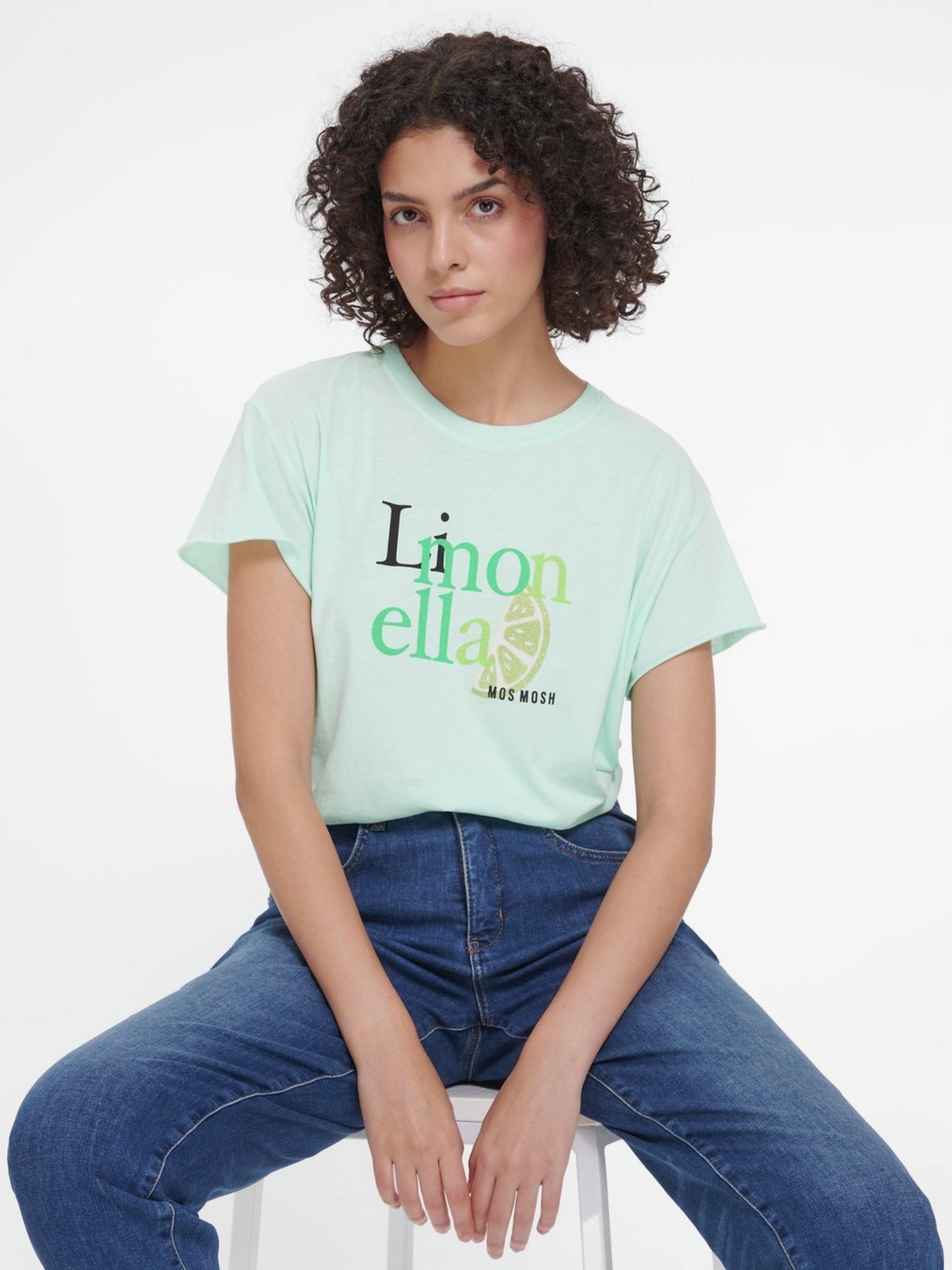 Rundhals-Shirt
