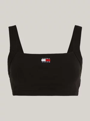 Top cropped canelado Badge Ultra