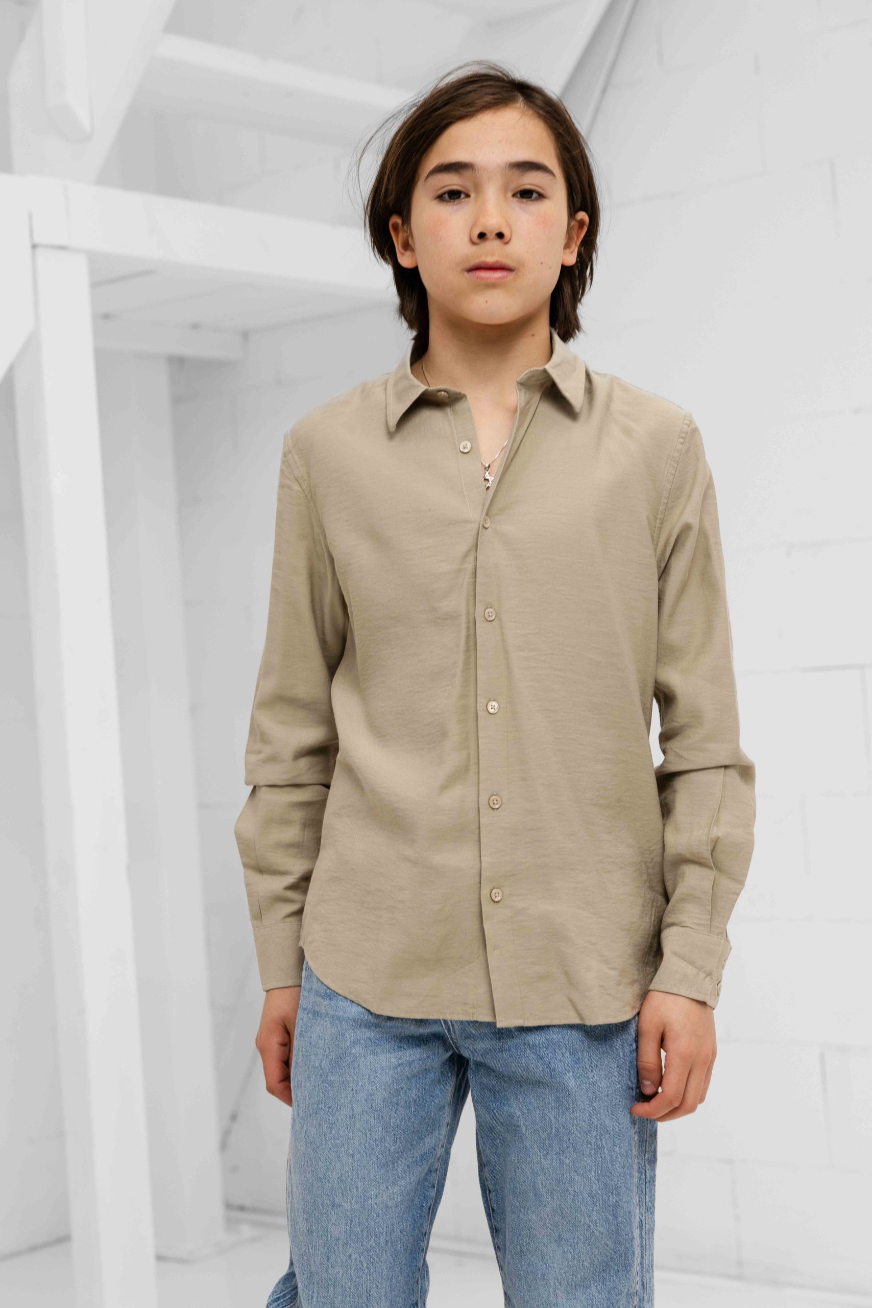 Antony Morato Ho CHi Minh Overhemd Kids Sand