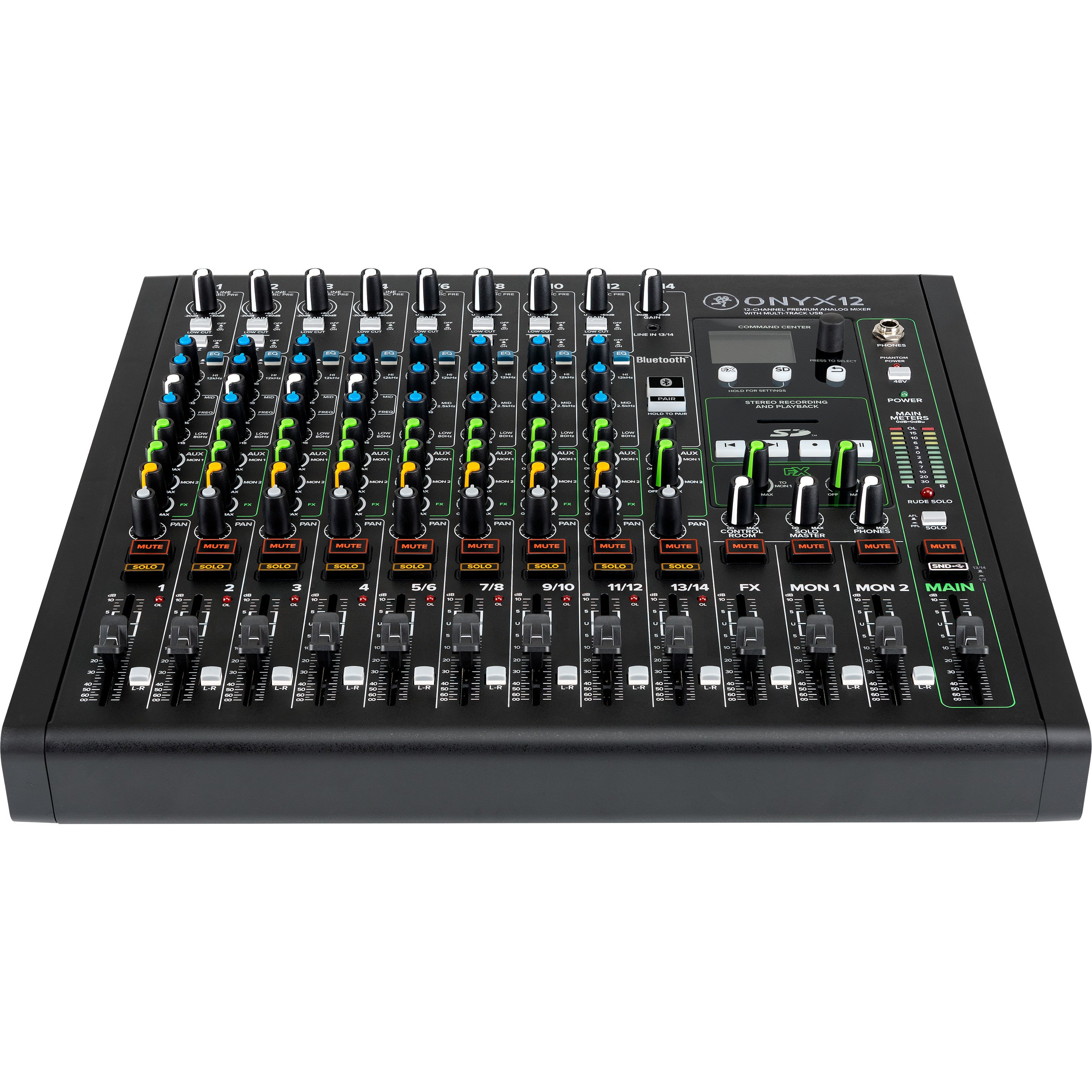 Mackie Onyx12 12-kanaals analoog mengpaneel