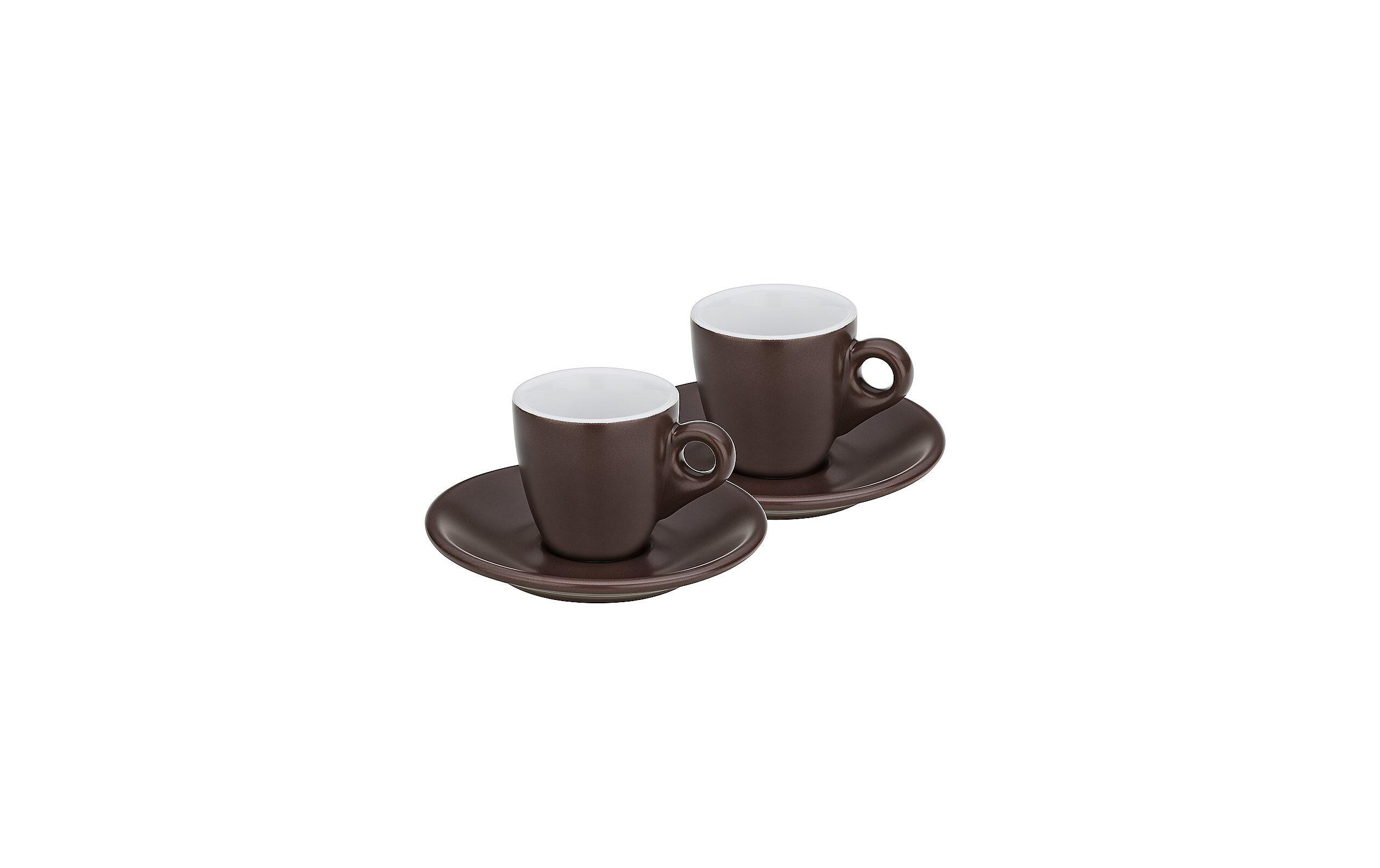 Espressotasse 50 ml, 2 Stück, BraunEspressotassen-Set