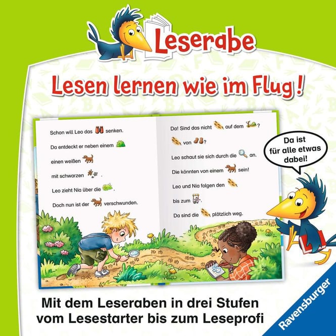Leserabe - Vor-Lesestufe - Die Stadtpark-Detektive