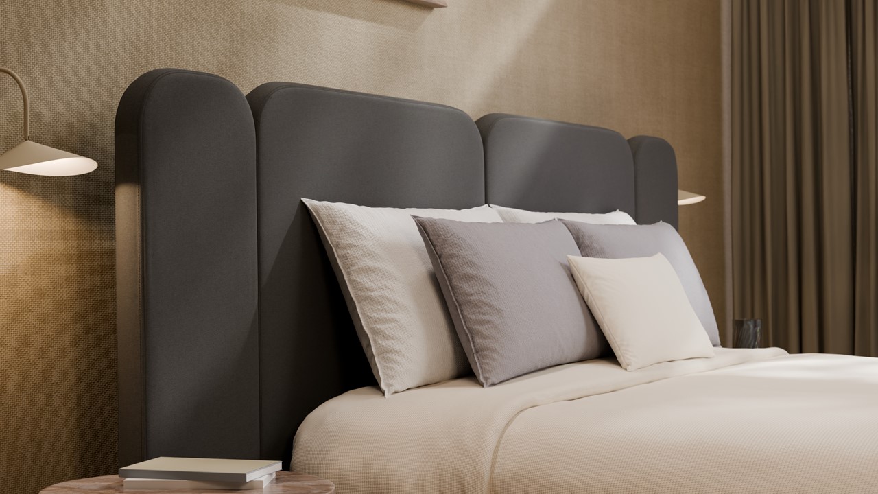 Elektrische boxspring Ridge met Kårlsson Excellence matras - Warm wool anthracite