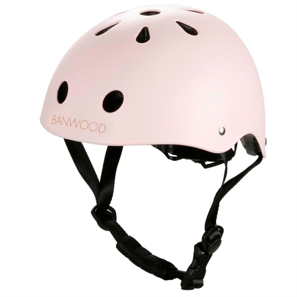 Classic Helmet Pink - Banwood → Luksusbaby.dk