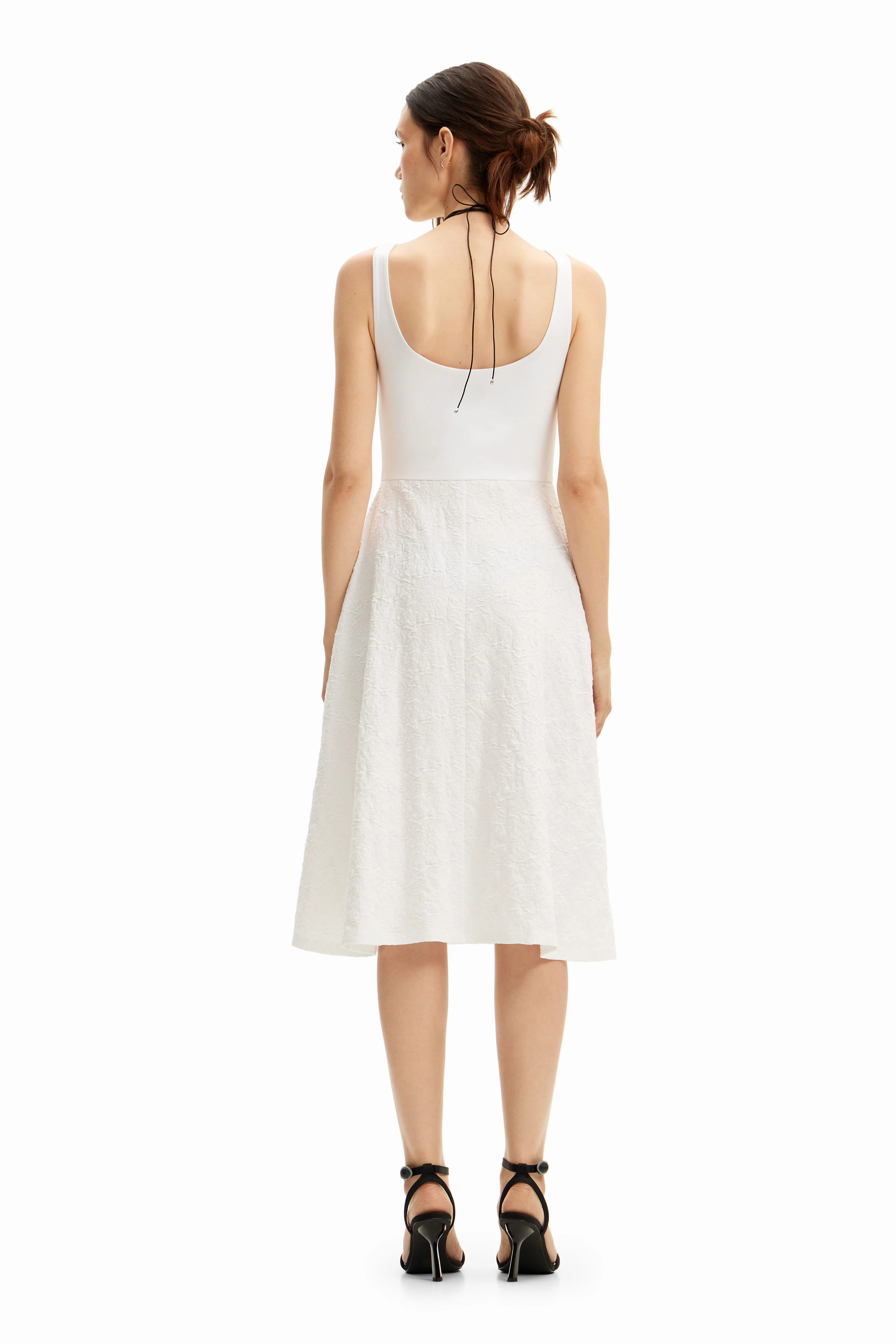 Vestido midi evasé