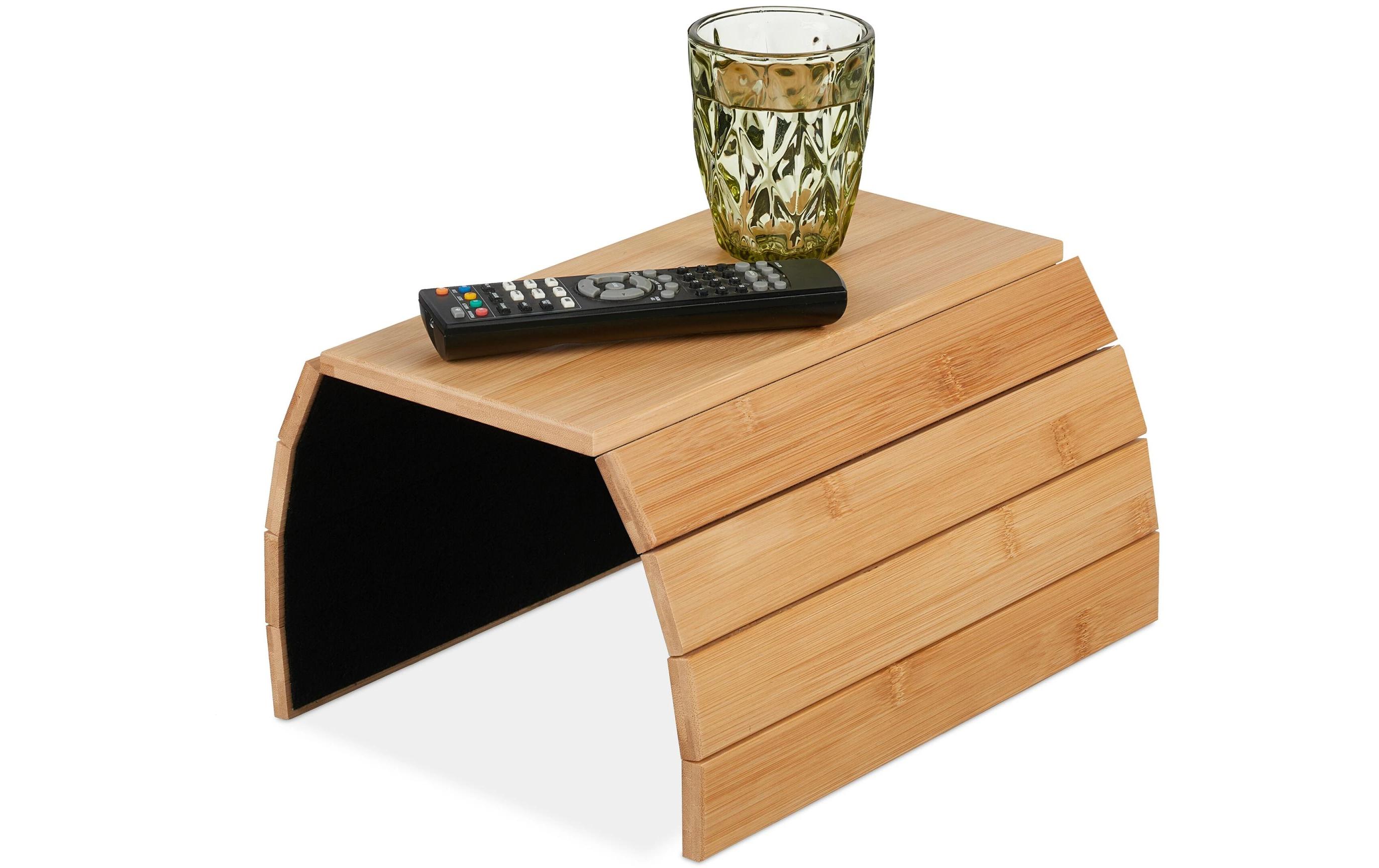 Serviertablett NaturSofatablett Bambus