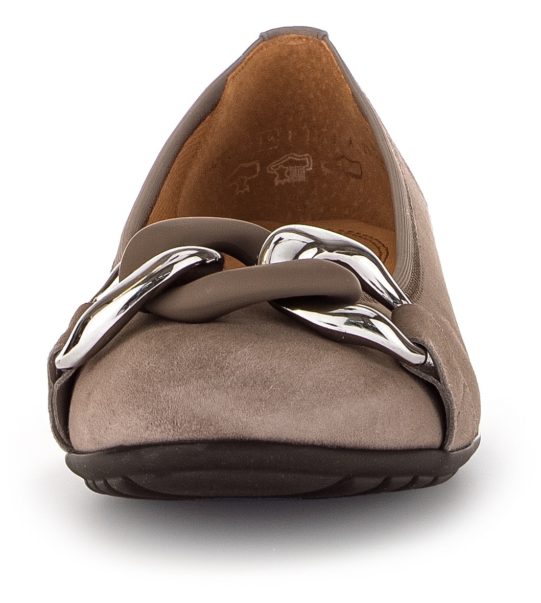 Gabor Ballerina »Florenz«  , Businessschuh, Schlupfschuh mit Elastikeinfass, Weite G