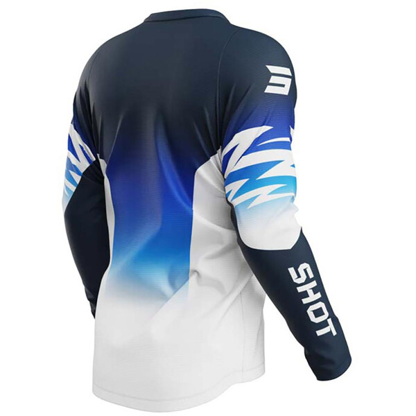Shot - Maillot Devo X-Trem Blanc / Bleu